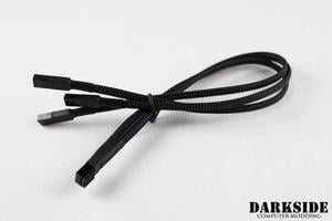 DarkSide CONNECT 3-Way Cable | 12" | 3-Pin  - Type 10 (DS-0394)