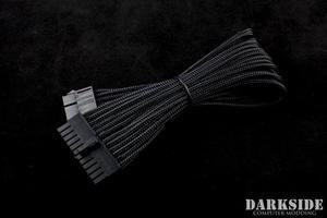 Darkside 24-Pin ATX 12" (30cm) HSL Single Braid Extension Cable - Jet Black (DS-0178)