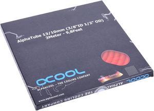 Alphacool Tubing AlphaTube HF 13/10 (3/8"ID) - UV Red 3m (9,8ft) Retailbox (18416)