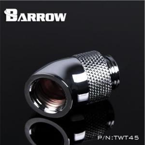 Barrow G1/4" 45 Degree Rotary Adaptor Fitting - Silver (TWT45-B01-Silver)