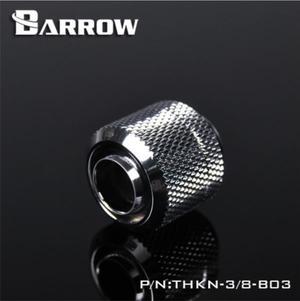 Barrow G1/4" Thread 3/8" ID x 1/2" OD Compression Fitting - Silver (THKN-3/8-B03-Silver)