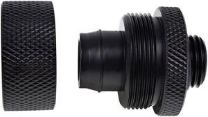 Alphacool Eiszapfen 1/2" ID x 3/4" OD G1/4 Compression Fitting - Black (17238)