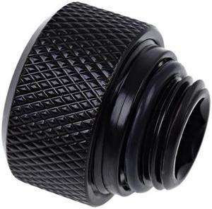 Alphacool Eiszapfen 13mm G1/4" HardTube Knurled Compression Fitting - Black (17262)