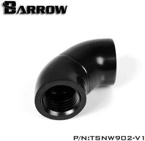 Barrow G1/4" 90 Degree Female to Female Rotary Snake Adaptor - Black (TSNW902-V1)