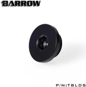 Barrow G1/4" Ultra Low Profile Hex Stop / Plug Fitting - Black (TBLDS)