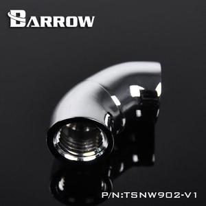 Barrow G1/4" 90 Degree Female to Female Rotary Snake Adaptor - Silver (TSNW902-V1 Silver)