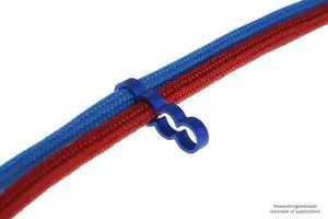 Alphacool Eiskamm Aluminum X4 Flat - 4mm Blue - 4 pcs (24794)