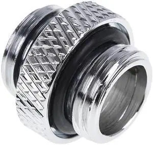 Alphacool Eiszapfen G1/4" Male to Male Adapter Fitting - Chrome (17398)