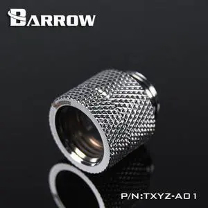 Barrow G1/4" Male to Female Anti-Twist Rotary Adaptor Fitting - Silver (TXYZ-A01-Silver)