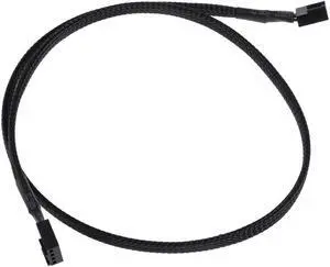 Phobya 4Pin PWM Female to Female 60cm - Black (1012291)