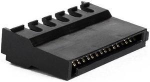 MMM 5-Pin SATA "Push In' Female Connector - Black (MOD-0248)