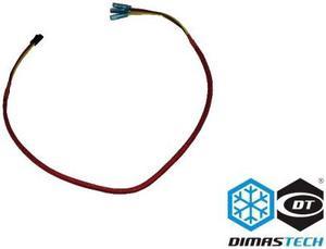 DimasTechÂ® Pair of Black & Red Cables | 800mm (BT112)