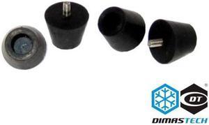 DimasTechÂ® Rubber Feet - Black (BT130)