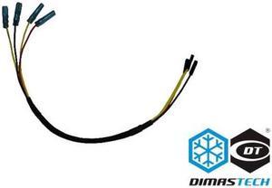 DimasTechÂ® Pair of Black & Red Switch Cables | 300mm (BT110)