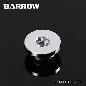 Barrow G1/4" Ultra Low Profile Hex Stop / Plug Fitting - Silver (TBLDS-Silver)