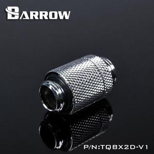 Barrow G1/4" 20-23mm Adjustable SLI / Crossfire Connector - Silver (TQBX2D-V1-Silver)