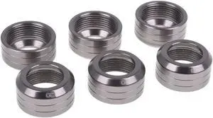 Alphacool Eiszapfen 13mm HardTube Fitting Collar Modding Pack - 6 Pack - Titan Grey (17413) Alphacool Eiszapfen 13mm HardTube Fitting Collar Modding Pack - 6 Pack - Titan Grey (17413)