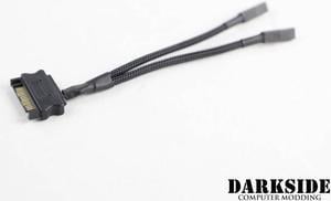 Darkside 2-Way CONNECT to SATA Splitter Cable | 10cm - Type 17 (DS-1020)