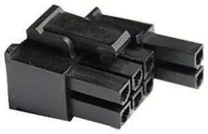 ModMyMods MMM 6+2-Pin PCI-E Female Connector - Black (MOD-0101) ModMyMods MMM 6+2-Pin PCI-E Female Connector - Black (MOD-0101)