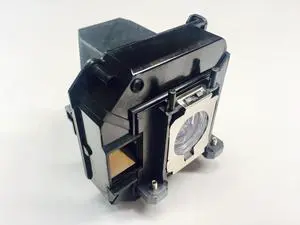 Jaspertronics Original ELP-LP64 Lamp & Housing for Epson Projectors with original specification and full lifespan bulb inside - 1 Year Warranty