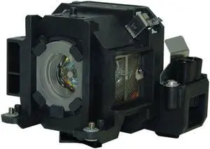 Jaspertronics Original ELP-LP38 Lamp & Housing for Epson Projectors - Fits EMP-1700, EMP-1715, Powerlite-1705C, Powerlite-1717, V13H010L38 & More - 1 Unit Per Pack with 1 Year Warranty