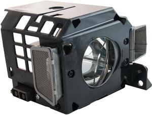 Jaspertronics OEM Lamp & Housing for the HP EY808AAR TV - 240 Day Warranty