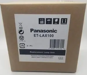 Original Panasonic ET-LAX100 Lamp & Housing for Panasonic Projectors - 1 Year Warranty