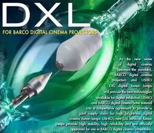 Ushio 1600W DXL-16BAF 3000 Hour Xenon Lamp for Barco Projectors (5002323)