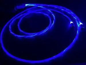 Jaspertronics Flowing LED Charging Cables with Quick Disconnect Magnetic Tips for Smart Phones, Tablets, and More! Jaspertronics Flowing LED Charging Cables with Quick Disconnect Magnetic Tips for Smart Phones, Tablets, and More!