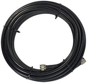 10' SureCall 400 Coaxial Cable with N-Male Connectors (Black Ten Feet Coax Cables)