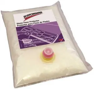 3M 59379 Scotchgard Stone Floor Protector, 3.785 Liter Bag