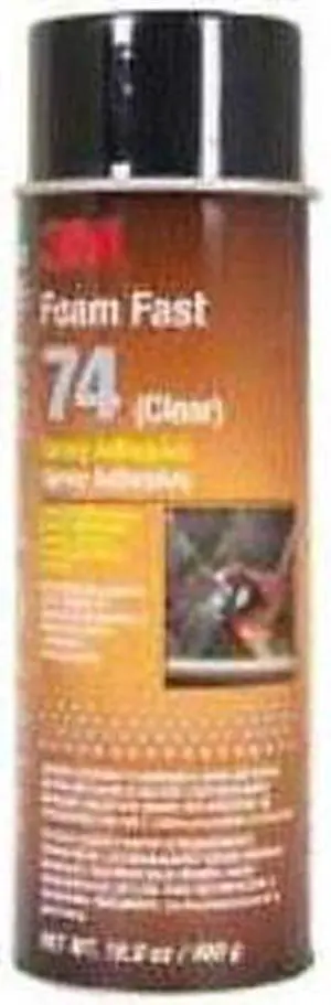 3M 74CA Epoxy Adhesive, Foam Fast 74CA Series, Clear, 19 oz, Dual-Cartridge