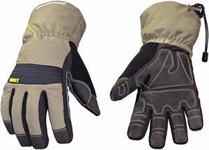 Cold Protection Gloves, 2XL, Gray/Green, Pr