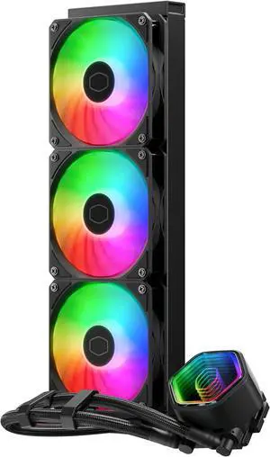Cooler Master MasterLiquid 360 Core II ARGB CPU AIO Liquid Cooler (Black) (MLW-D36M-A18PA-R1)