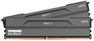 KLEVV Bolt V DDR5 32GB (2x16GB) 6000MHz CL28 SK Hynix A-Die 1.35V Gaming Desktop Ram Memory XMP 3.0 / AMD Expo Ready - Charcoal Grey (KD5AGUA80-60B280H) KLEVV Bolt V DDR5 32GB (2x16GB) 6000MHz CL28 SK Hynix A-Die 1.35V Gaming Desktop Ram Memory XMP 3.0 / AMD Expo Ready - Charcoal Grey (KD5AGUA80-60B280H)