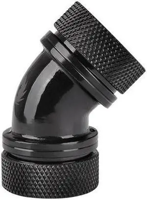 TT CLW098-CA00BL-A PETG TUBE 45 DEGREE DUAL COMPRESSION 16MM OD-BLACK/DIY LCS