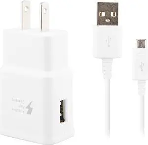 Samsung Rapid-Charging 2 Amp Wall Charger for Micro-USB Devices (White)