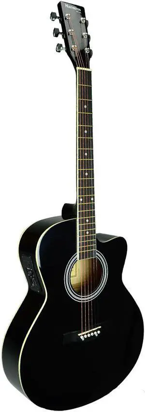 Dreadnought Cutaway Acoustic Electric 6 String Guitar with built in 3 band EQ