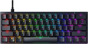 Durgod HK Venus RGB Mechanical Gaming Keyboard - 60% Layout - Double Shot PBT Cherry Profile - NKRO - USB Type C - Aluminium Chassis (Gateron Silent Brown, Black)
