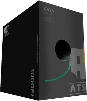 ATS Cables | CAT6 Plenum (CMP) Cable 1000FT | DSX-8000 Certified, Network Analyzer Test Passed | 23AWG 4Pair, Solid 550MHz Ethernet Cable 10Gigabit UTP, Available in 9 Colors (Green, 1000ft) ATS Cables | CAT6 Plenum (CMP) Cable 1000FT | DSX-8000 Certified, Network Analyzer Test Passed | 23AWG 4Pair, Solid 550MHz Ethernet Cable 10Gigabit UTP, Available in 9 Colors (Green, 1000ft)