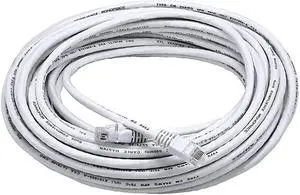 Monoprice 50FT 24AWG Cat6 550MHz UTP Ethernet Bare Copper Network Cable - White