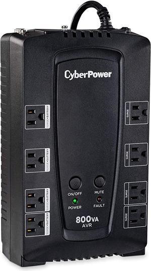 CyberPower CP800AVR AVR UPS System, 800VA/450W, 8 Outlets, Compact