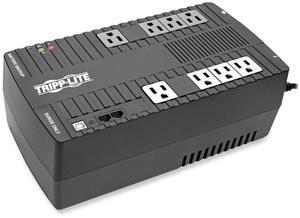 Tripp Lite 550VA UPS Battery Backup Surge Protector, AVR Automatic Voltage Regulation, 8-Outlet Uninterruptible Power Supply, Dataline Protection, 3-Year Warranty & Insurance (AVR550U)