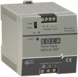 Sola/Hevi-Duty SDP4-24-100LT DC Power Supply, 24-28 VDC, 3.8 Amp, 60 Hz