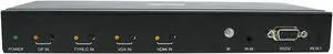 Tripp Lite 4 Port Presentation Switch, 4K 60 Hz, HDMI, DisplayPort, USB-C & VGA to HDMI, (B320-4X1-MH)