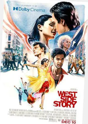 West Side Story 2021 Movie Poster 24"x36" 24x36