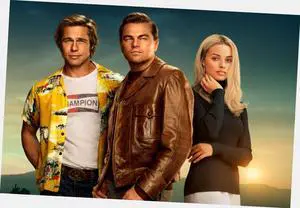 Once Upon a Time In Hollywood Movie Poster 24"x36" 24x36 Cast Portrait