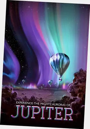 Nasa Travel Poster Art Poster 24"x36" 24x36 Jupiter