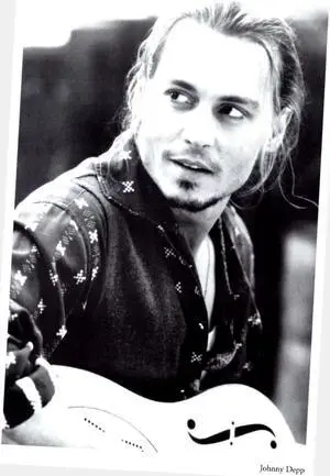 Johnny Depp Poster 24"x36" 24x36 Guitar