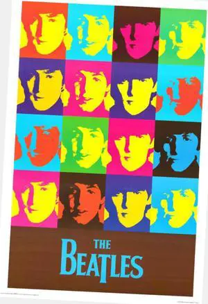 Beatles Warhol Poster 24"x36" 24x36